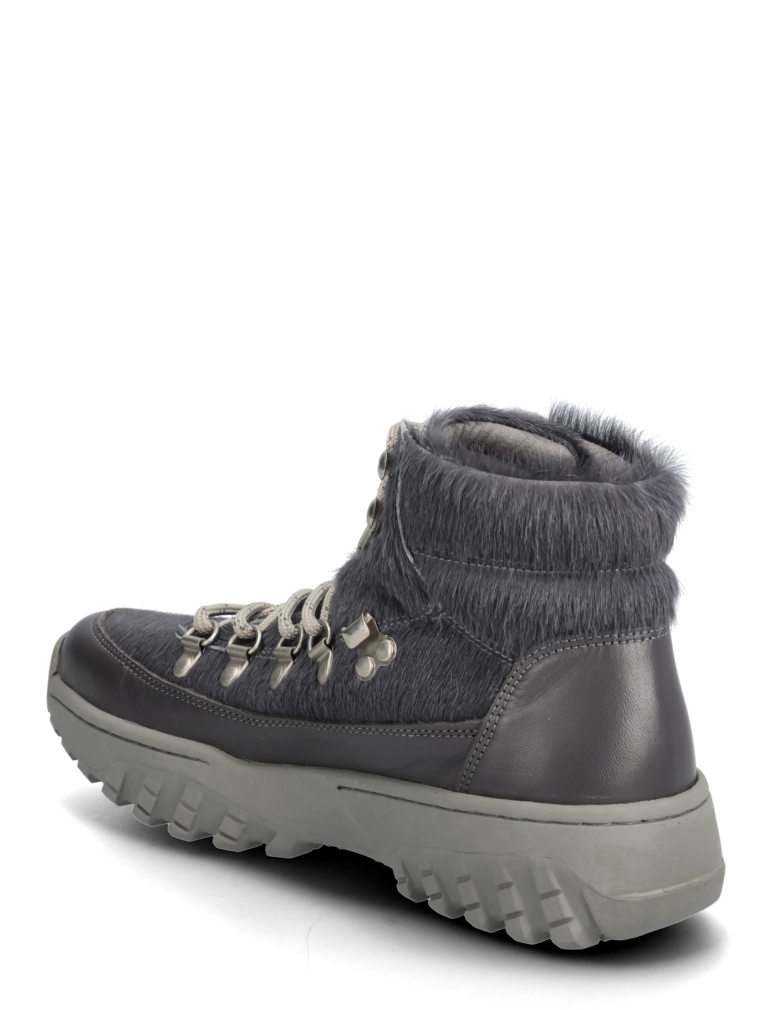 WODEN - Iris Track LH - snørestøvler - dark grey/elephant - 2