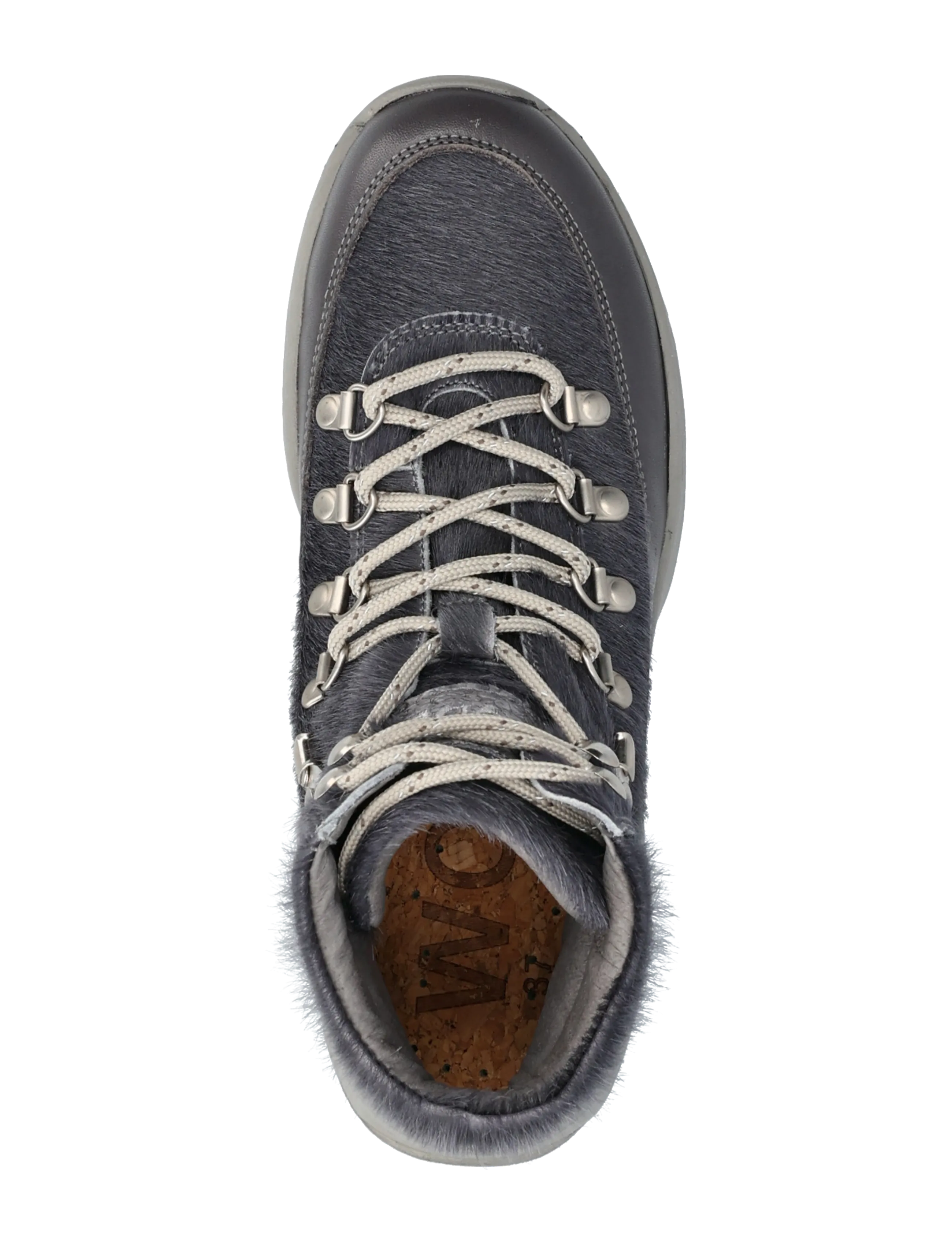 WODEN - Iris Track LH - snørestøvler - dark grey/elephant - 3