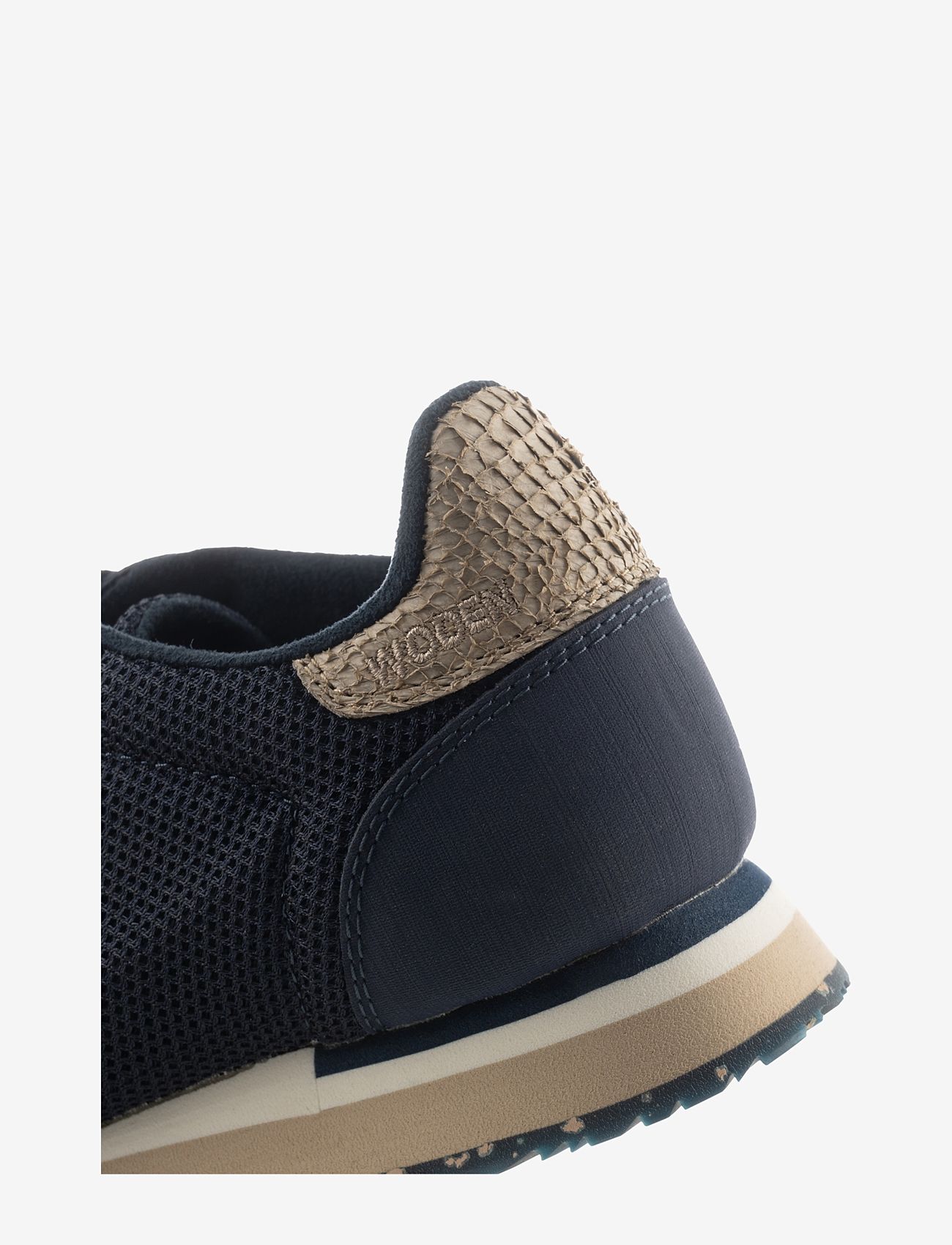 Woden Ydun Croco suède sneakers geel