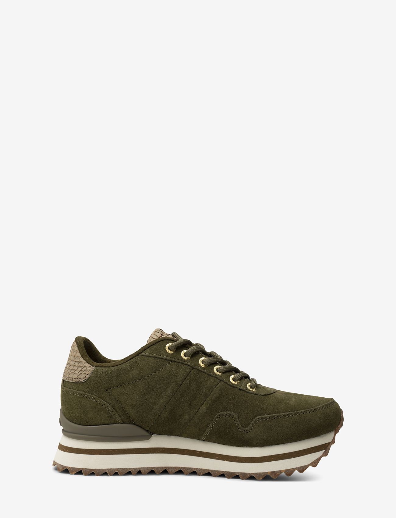 WODEN - Nora III Suede Plateau - 295 dark olive - 3