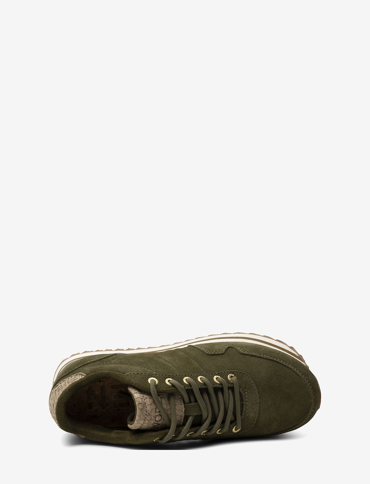 WODEN - Nora III Suede Plateau - 295 dark olive - 4
