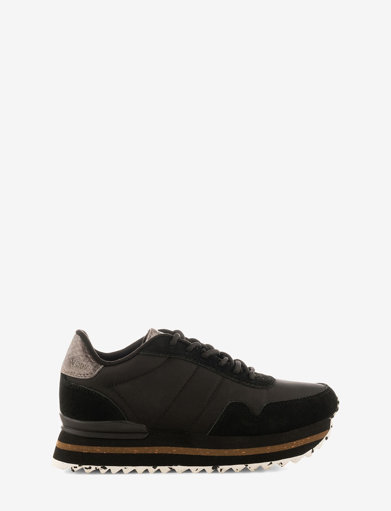 WODEN - Nora III Leather Plateau - sportiska stila apavi ar pazeminātu potītes daļu - black - 0