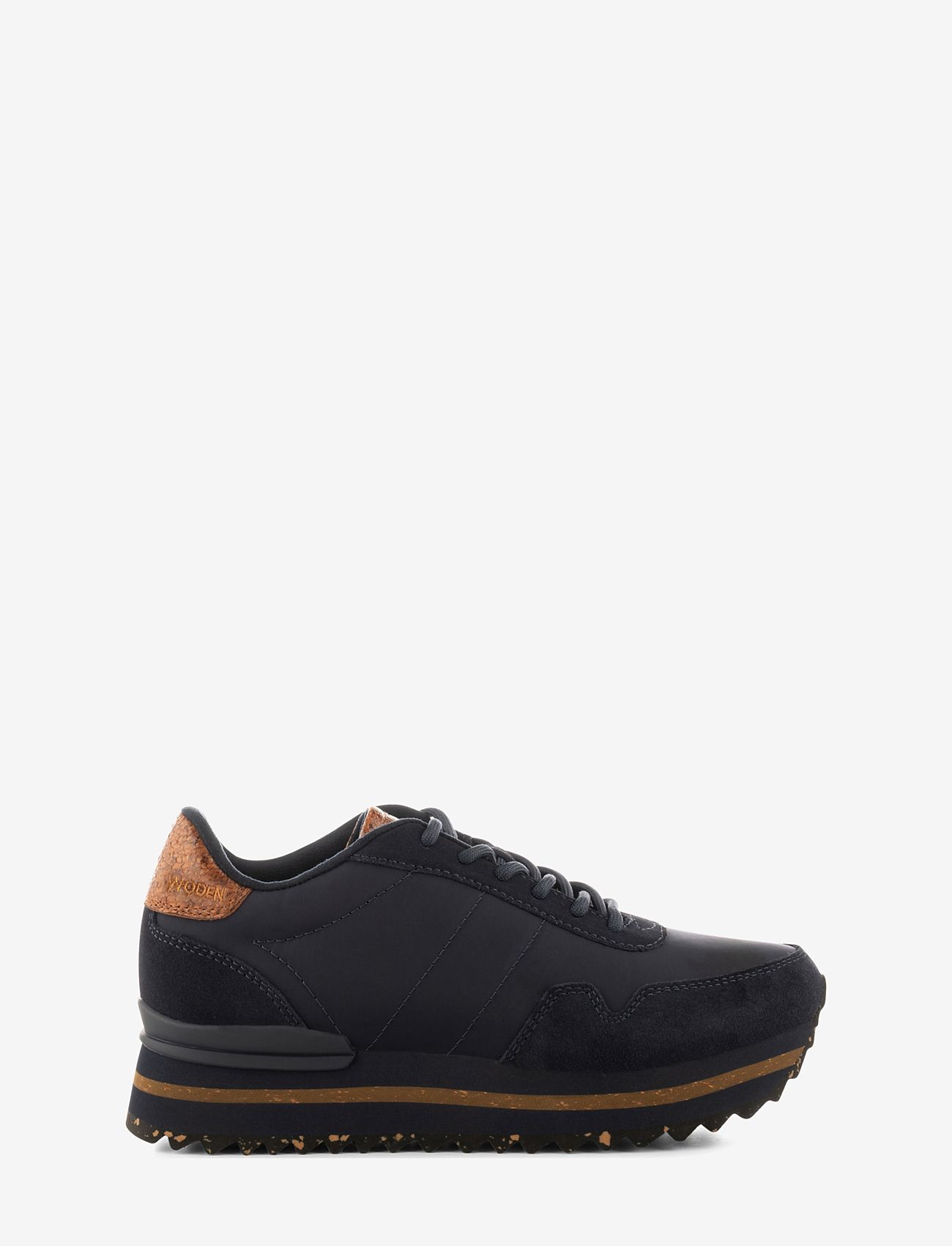 WODEN - Nora III Leather Plateau - lave sneakers - dark navy - 0