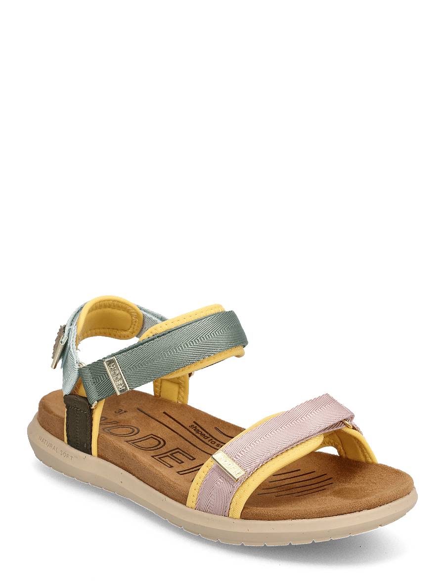 WODEN - Line Lite - flache sandalen - algae multi - 1