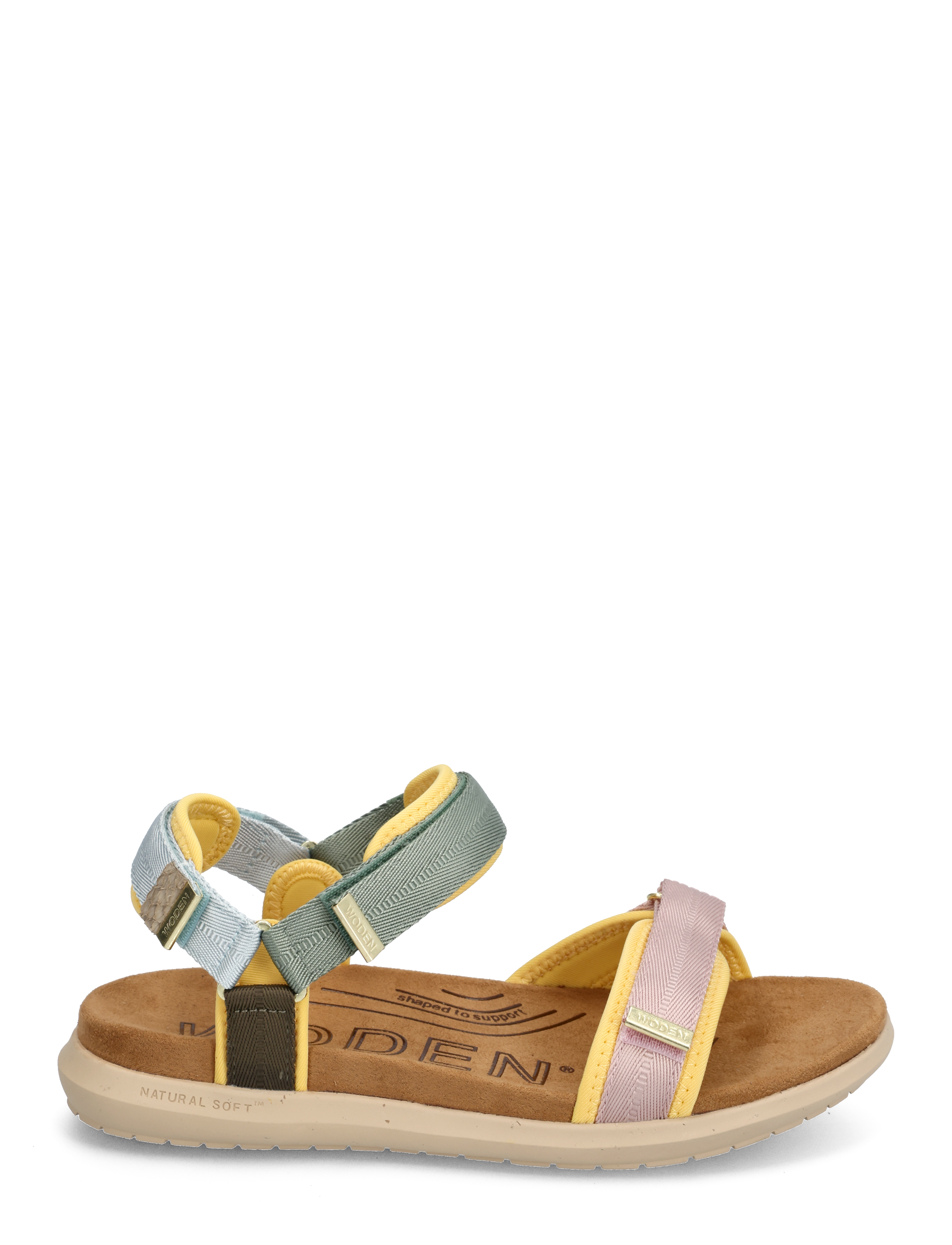 WODEN - Line Lite - flade sandaler - algae multi - 2