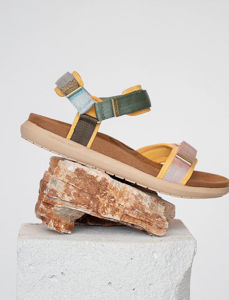 WODEN - Line Lite - flache sandalen - algae multi - 0