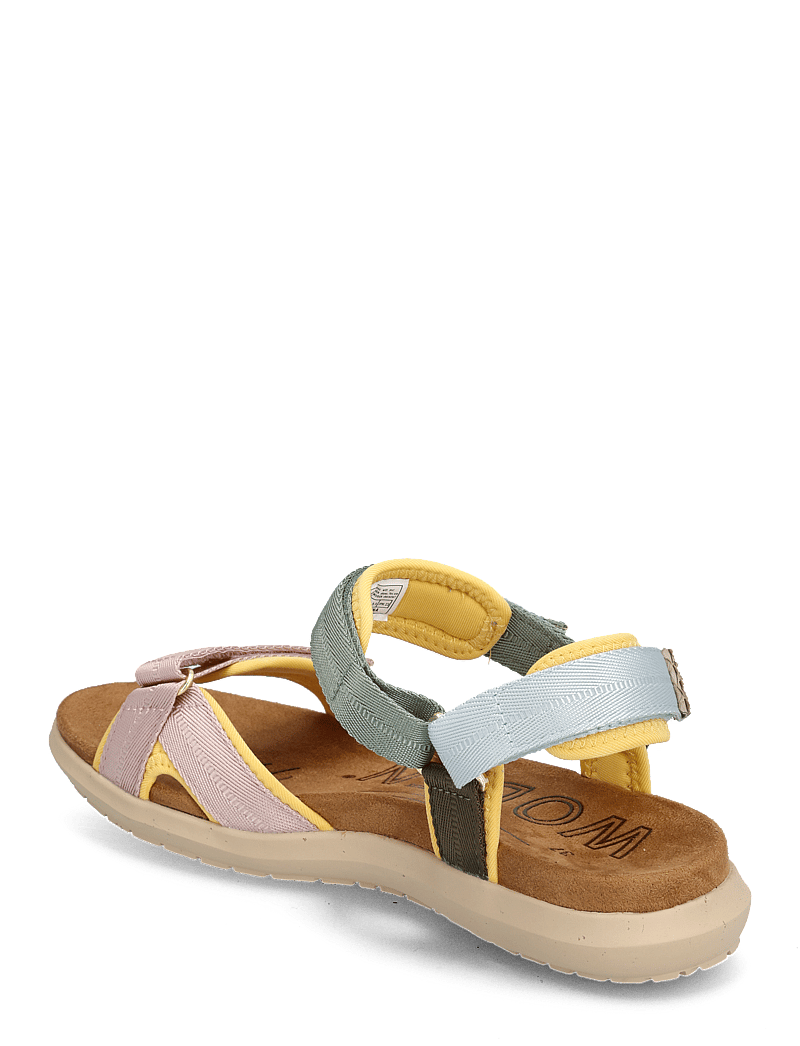 WODEN - Line Lite - flache sandalen - algae multi - 3