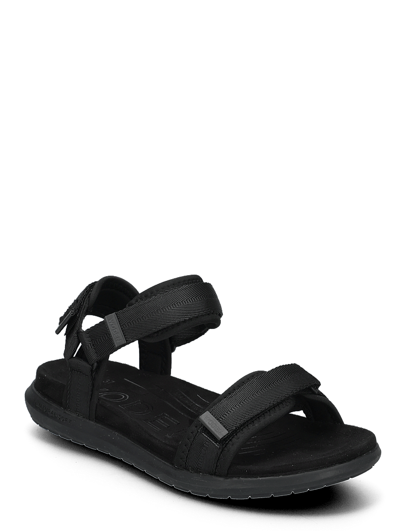 WODEN - Line Lite - flache sandalen - black - 0