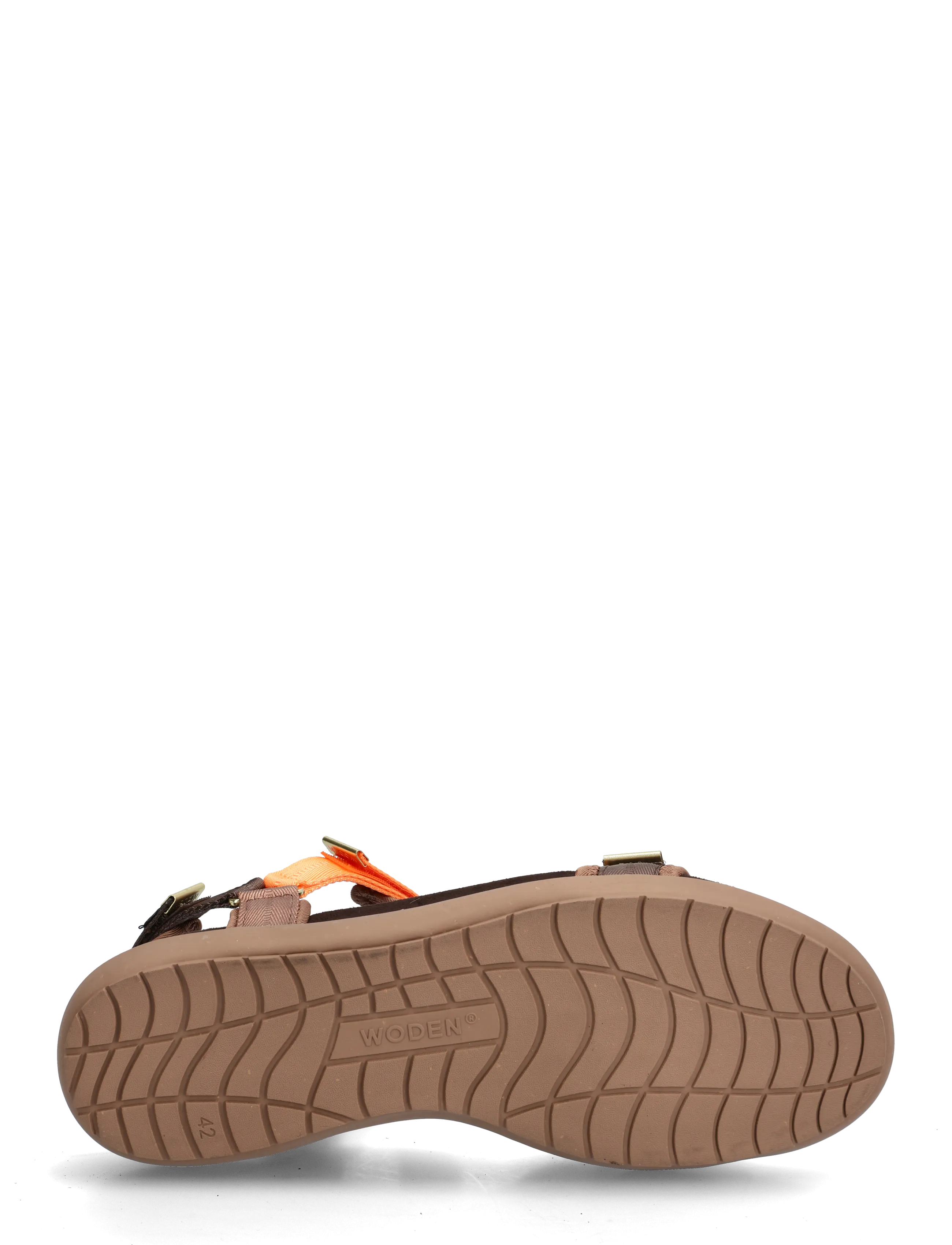 WODEN - Line Lite - flache sandalen - chocolate multi - 4
