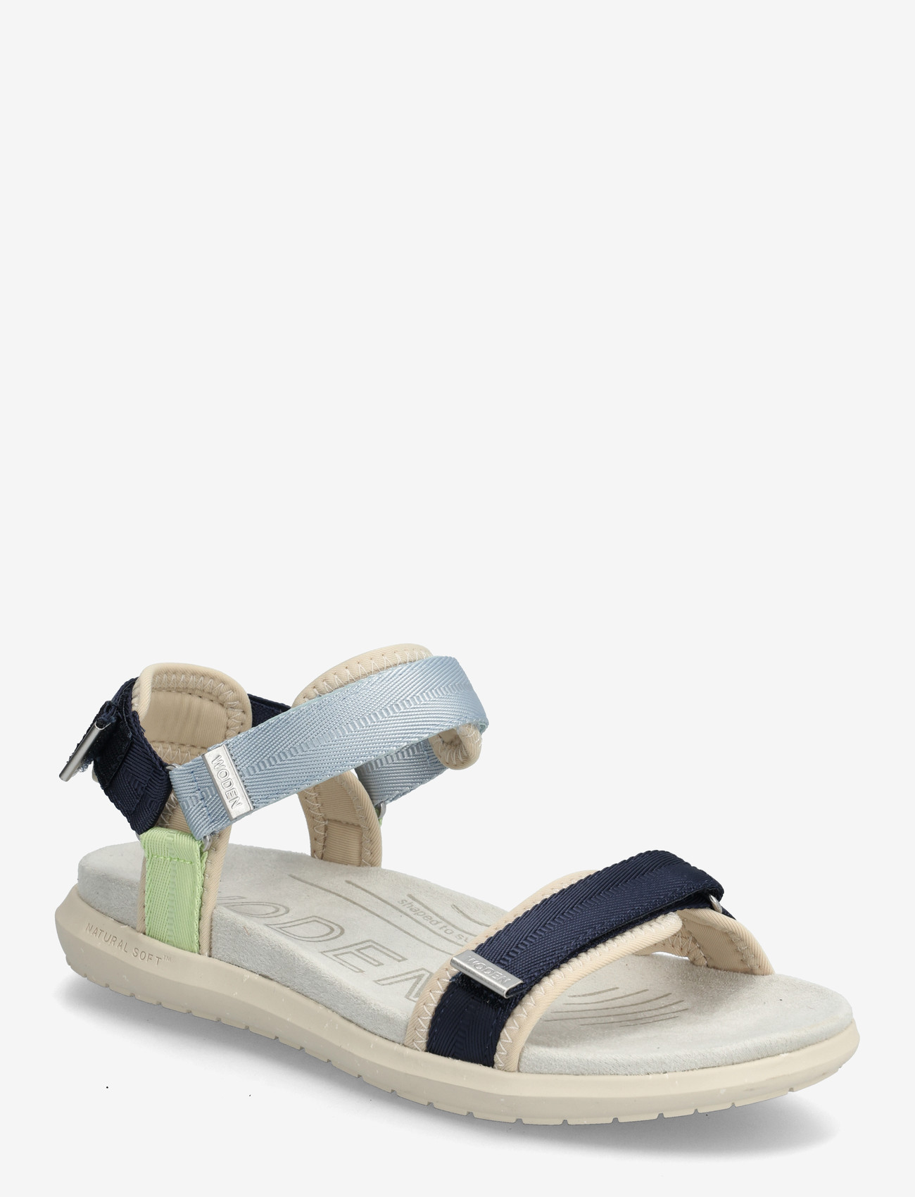 WODEN - Line Lite - kontsata sandaalid - moonstone multi - 0