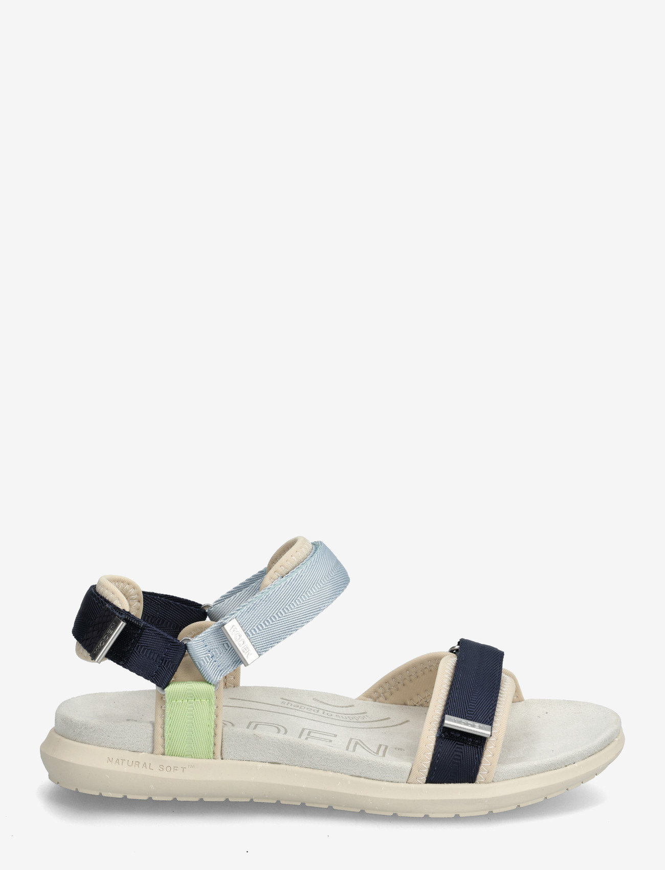 WODEN - Line Lite - kontsata sandaalid - moonstone multi - 1