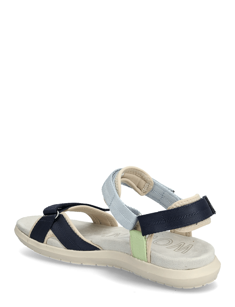 WODEN - Line Lite - flache sandalen - moonstone multi - 2