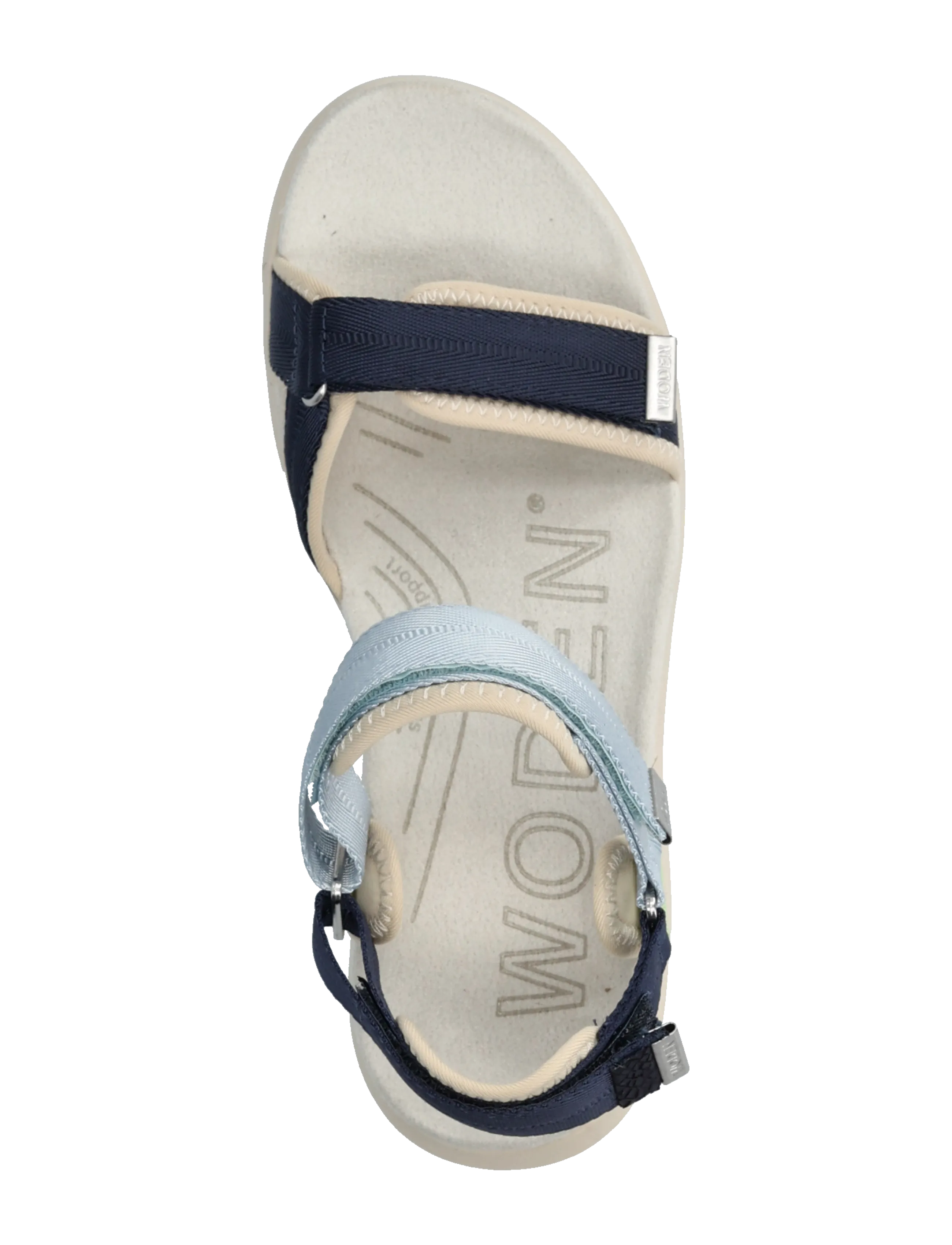 WODEN - Line Lite - flache sandalen - moonstone multi - 3