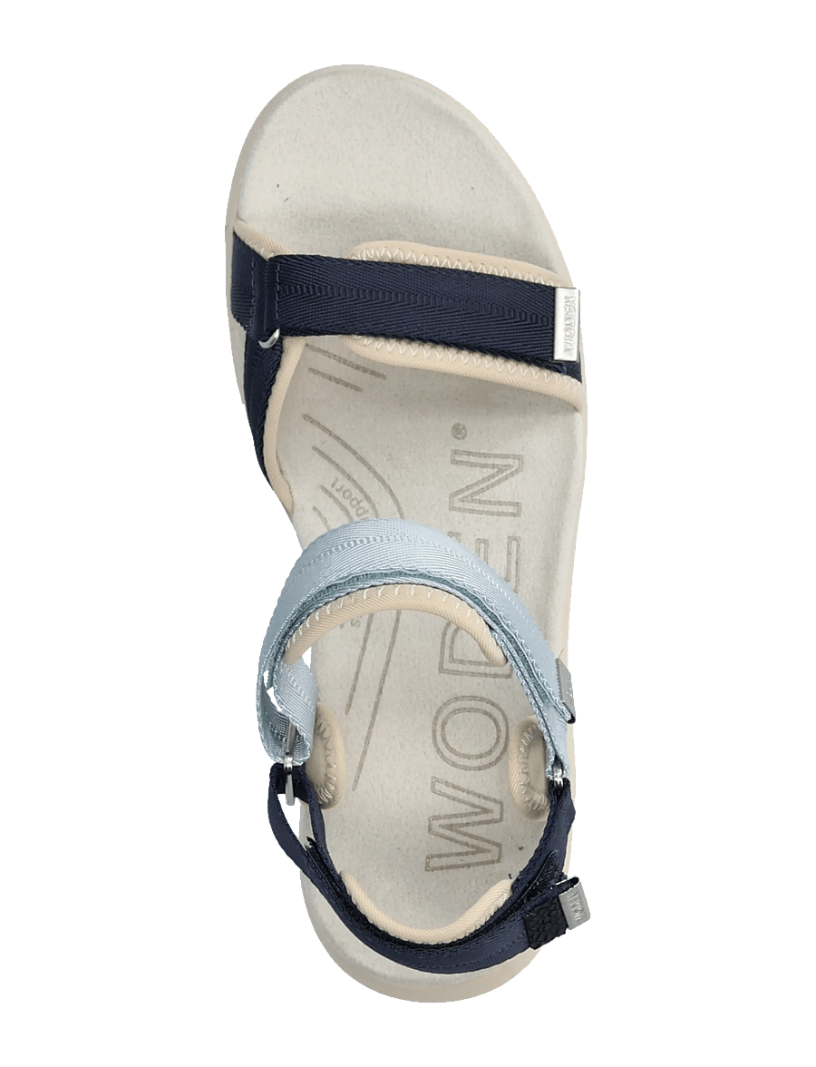 WODEN - Line Lite - flache sandalen - moonstone multi - 3