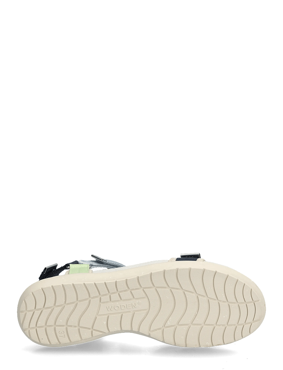 WODEN - Line Lite - flache sandalen - moonstone multi - 4