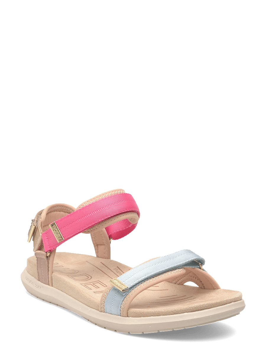 WODEN - Line Lite - flache sandalen - raspberry multi - 0