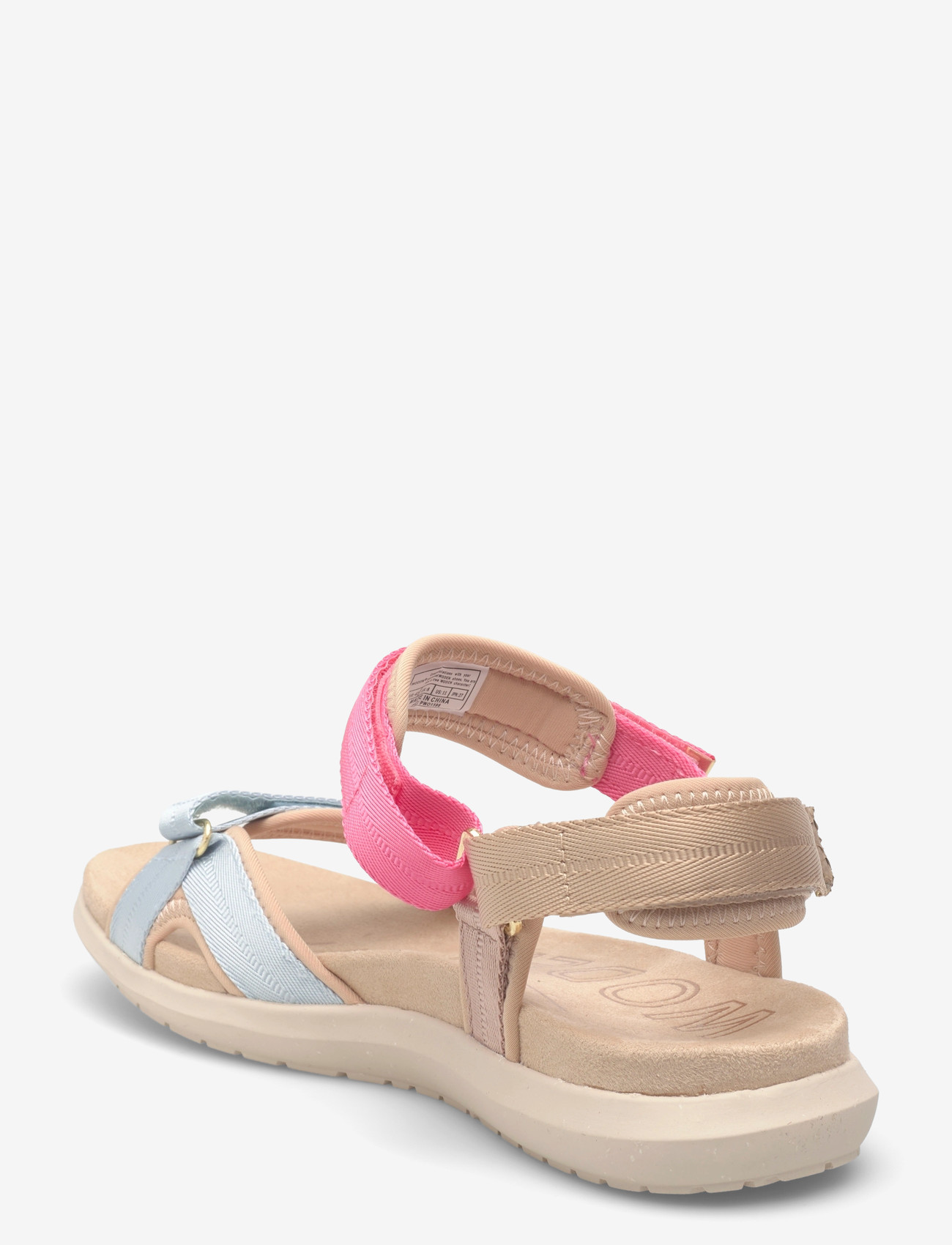 WODEN - Line Lite - flade sandaler - raspberry multi - 2