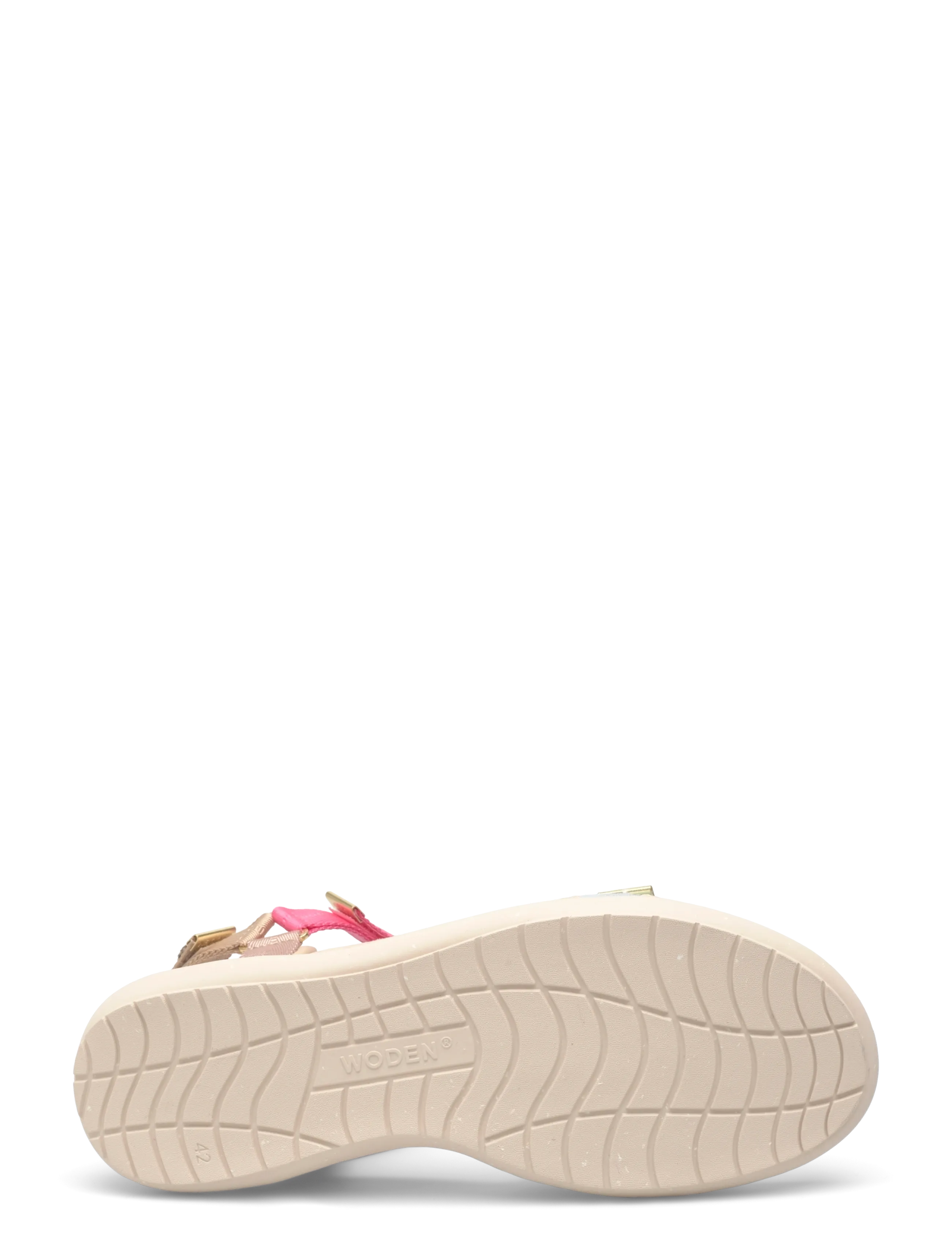WODEN - Line Lite - flache sandalen - raspberry multi - 4