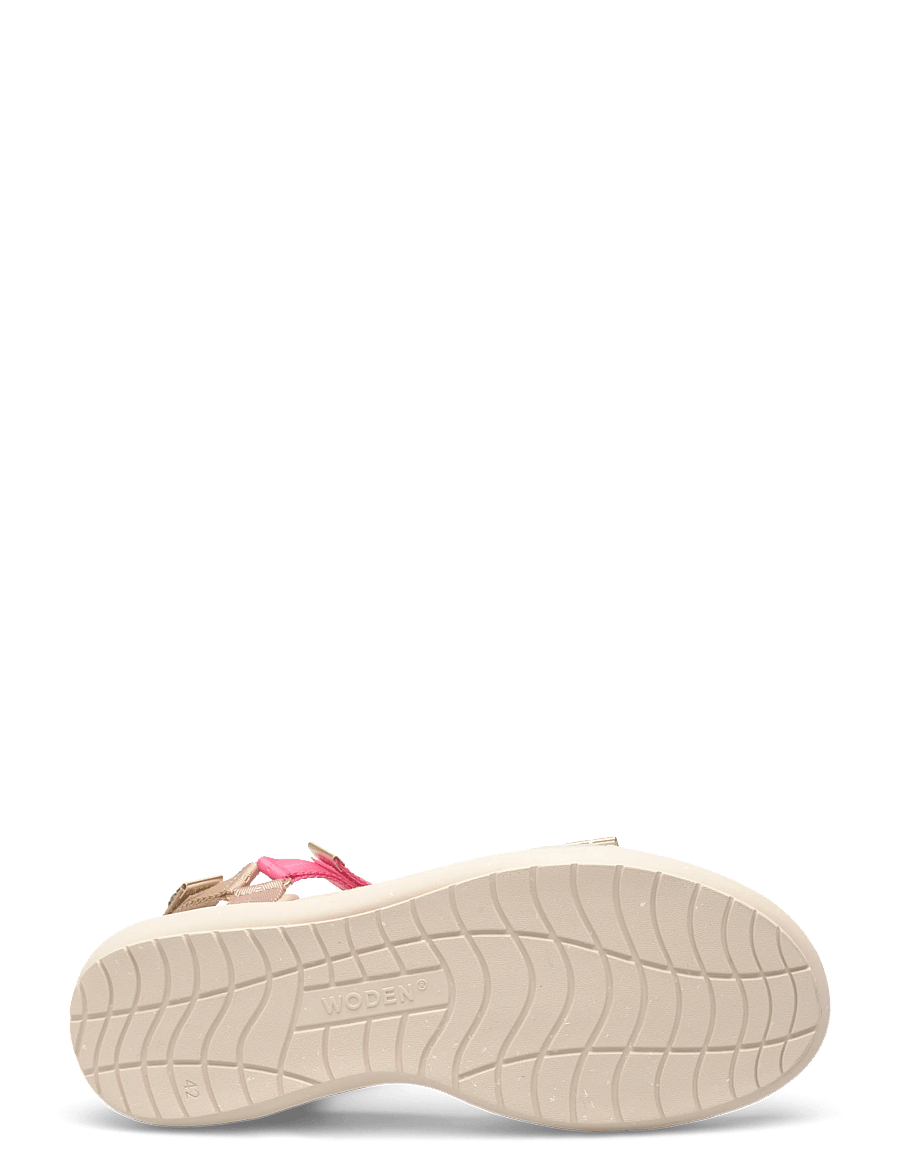 WODEN - Line Lite - flache sandalen - raspberry multi - 4