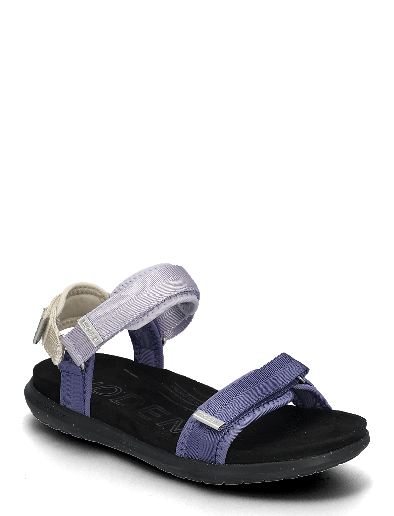 WODEN - Line Lite - flache sandalen - space multi - 0