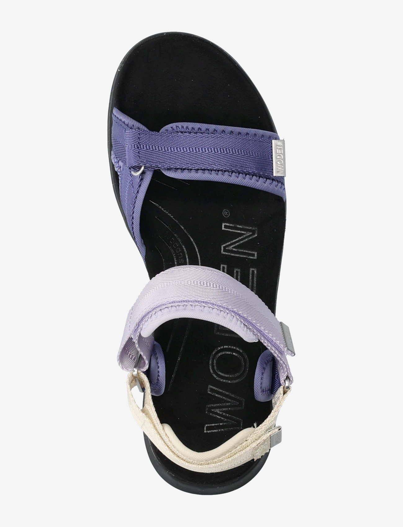 WODEN - Line Lite - flache sandalen - space multi - 3