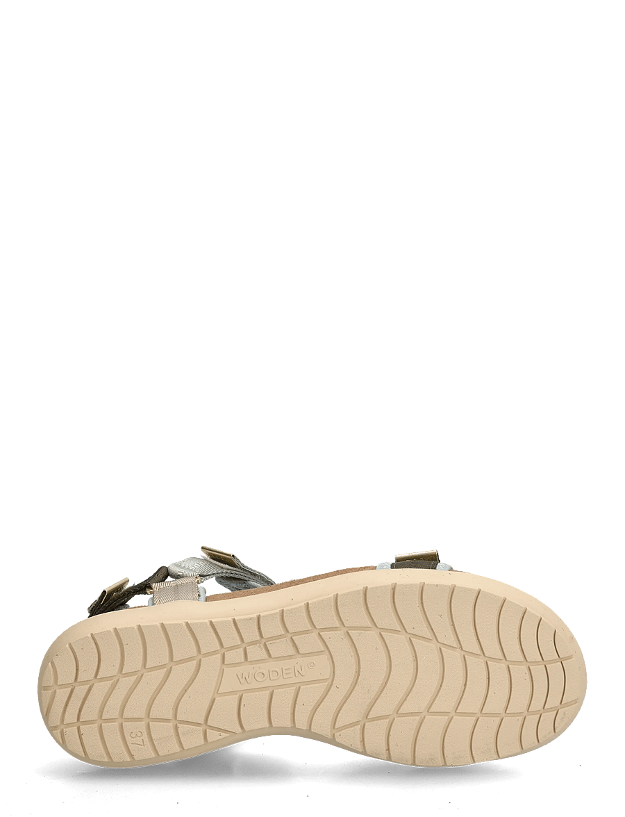 WODEN - Line Lite - flache sandalen - stone multi - 4