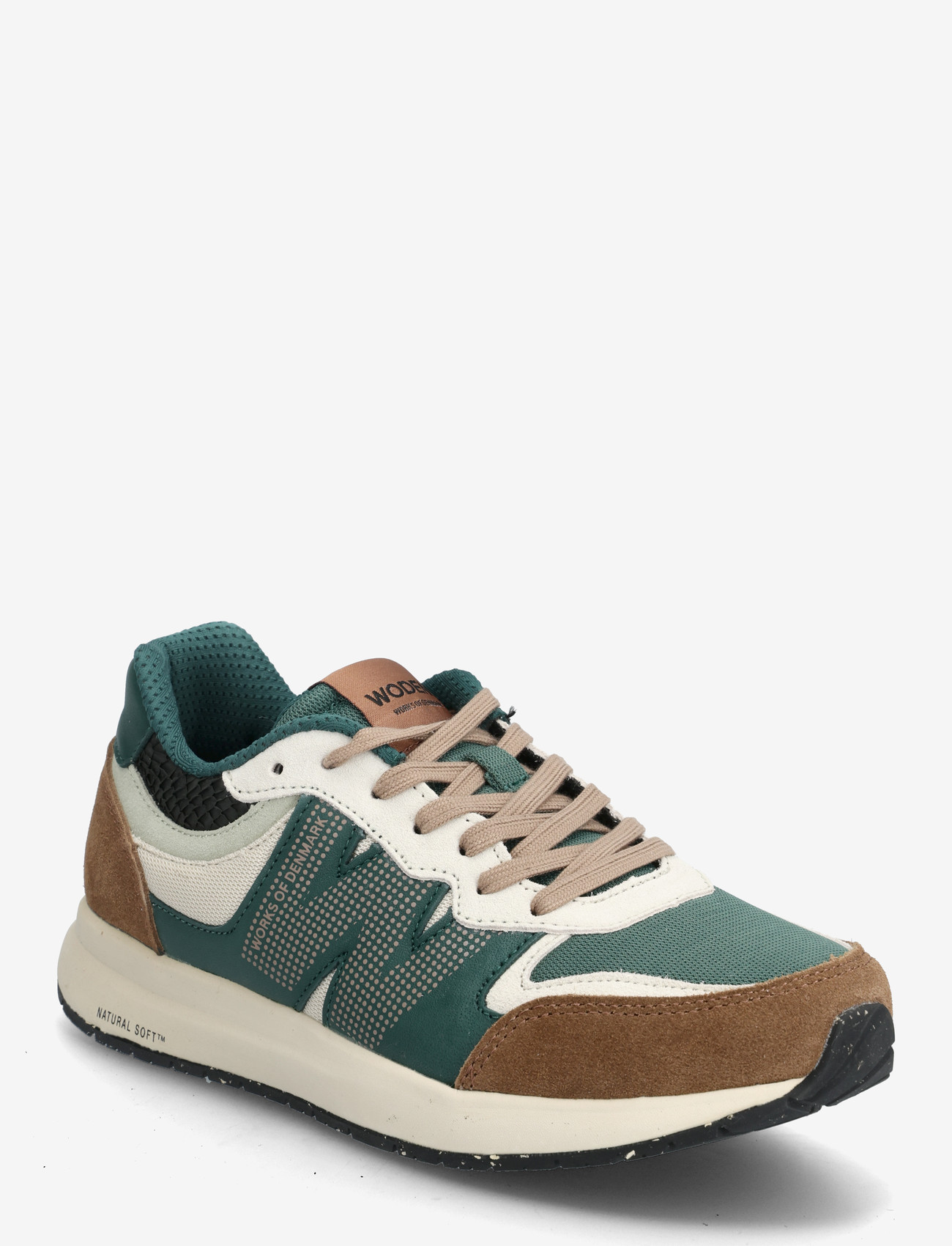 WODEN Rigmor - Låga sneakers - CARAMEL/DEEP FOREST / green
