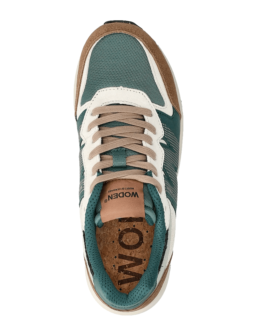 WODEN - Rigmor - lave sneakers - caramel/deep forest - 3