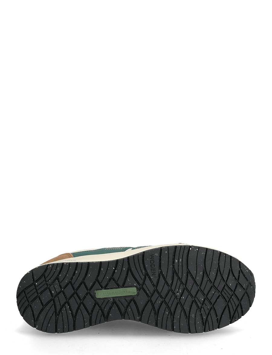 WODEN - Rigmor - lave sneakers - caramel/deep forest - 4