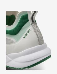 WODEN - Stelle Transparent - sportiska stila apavi ar pazeminātu potītes daļu - 879 white/basil - 8