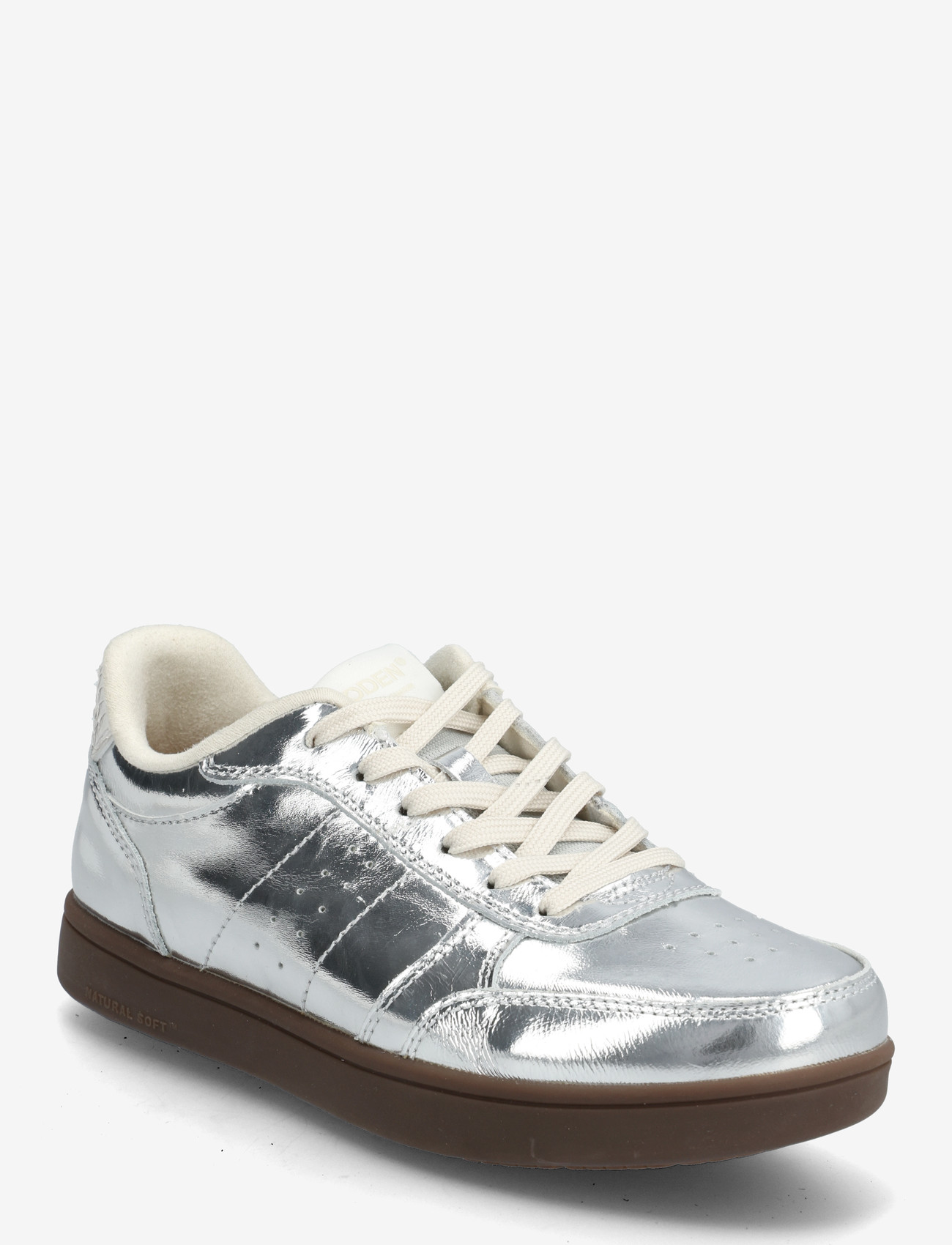 WODEN - Bjork Leather - lave sneakers - silver - 0