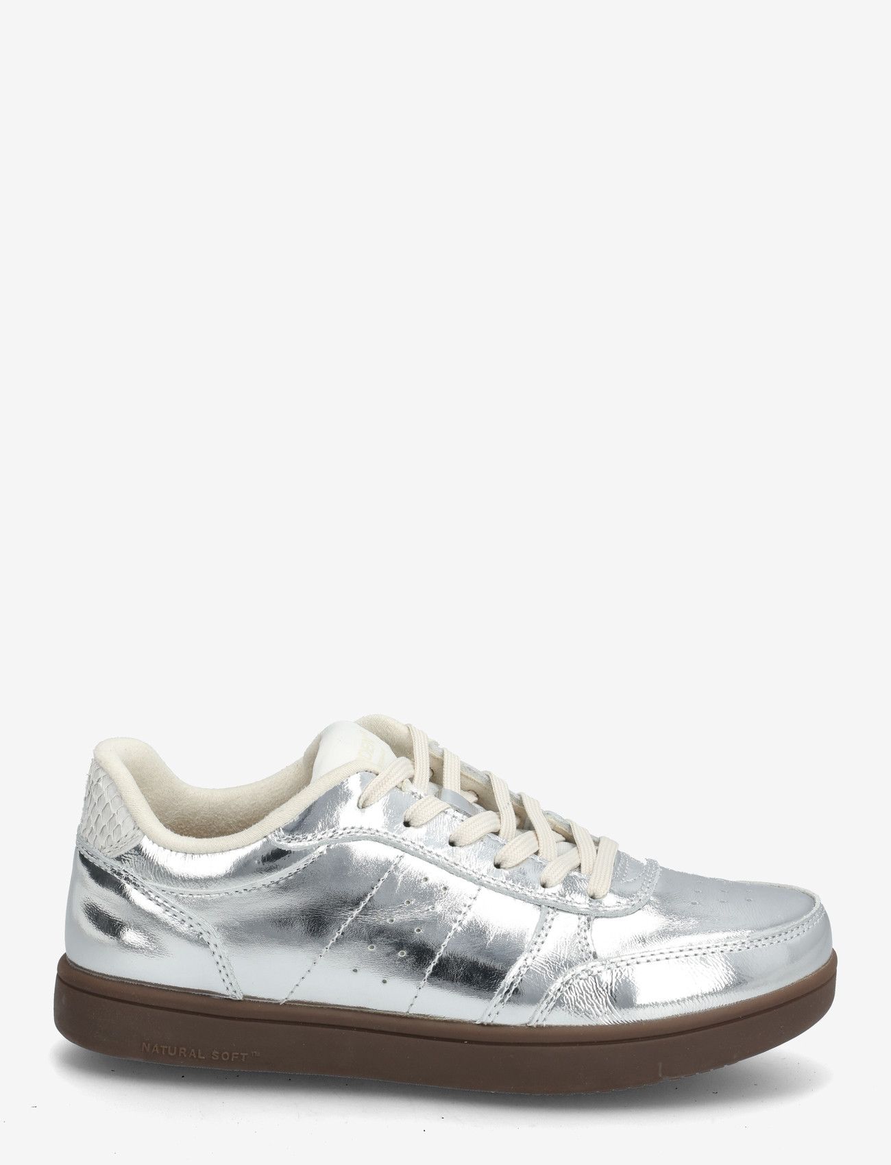 WODEN - Bjork Leather - lave sneakers - silver - 1