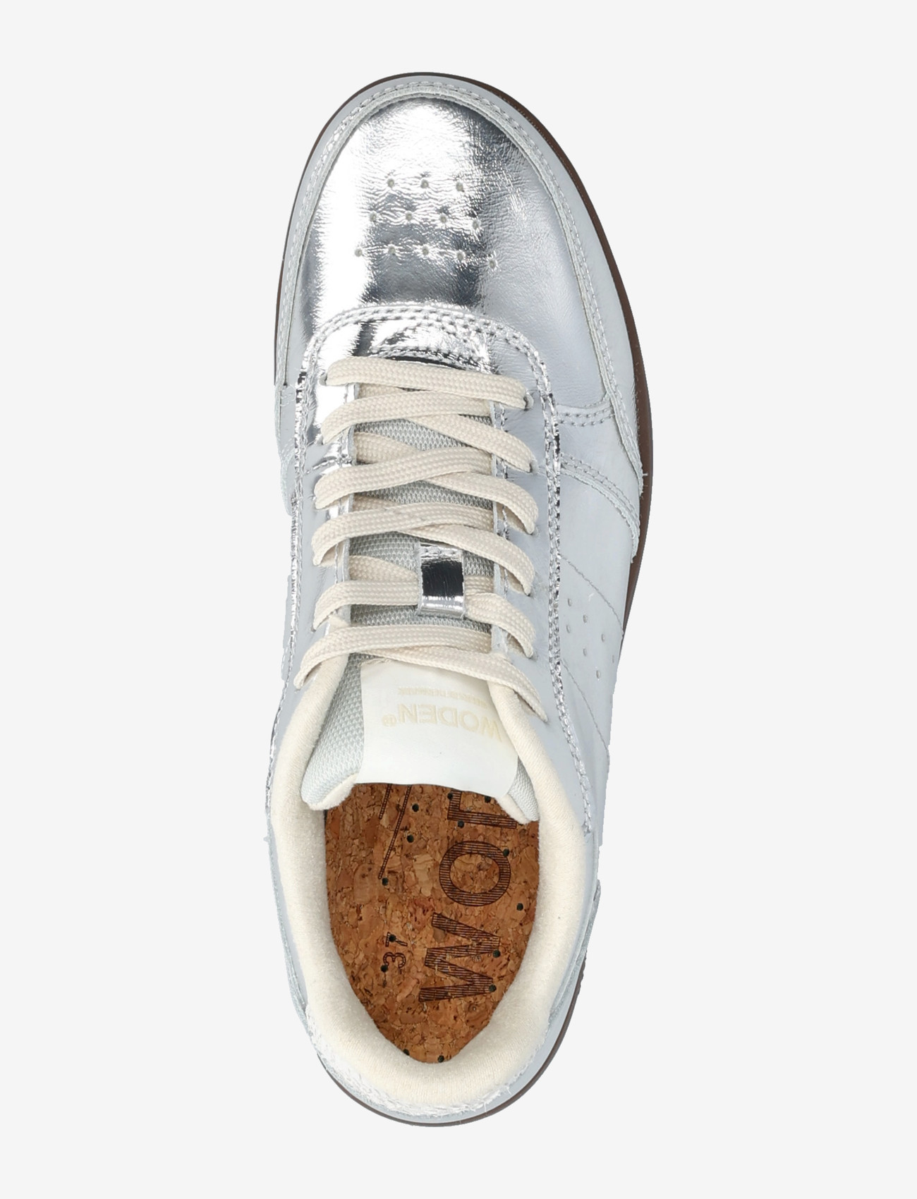 WODEN - Bjork Leather - lave sneakers - silver - 3