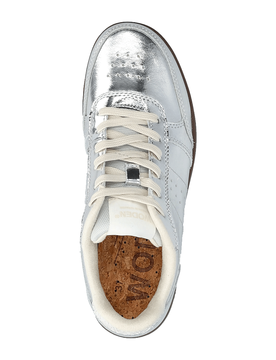 WODEN - Bjork Leather - niedrige sneakers - silver - 4