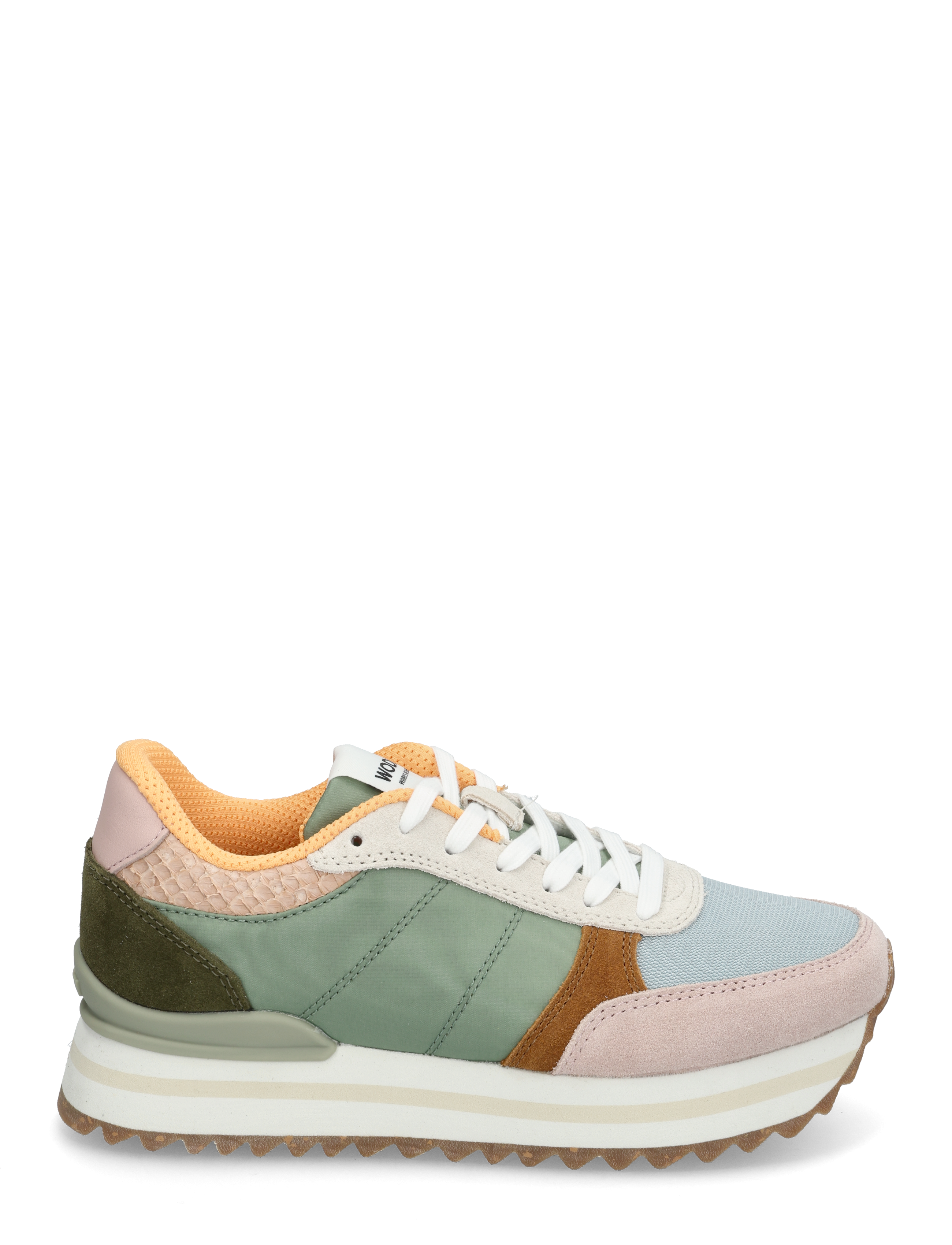 WODEN - Ronja Plateau - lave sneakers - algae multi - 1