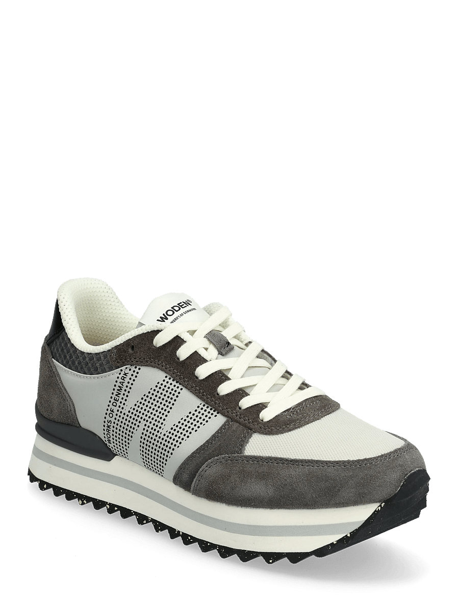WODEN - Ronja Plateau - niedrige sneaker - dark grey multi - 0