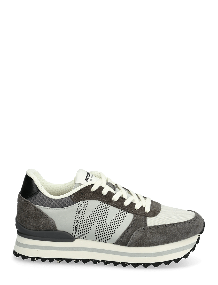 WODEN - Ronja Plateau - niedrige sneaker - dark grey multi - 1