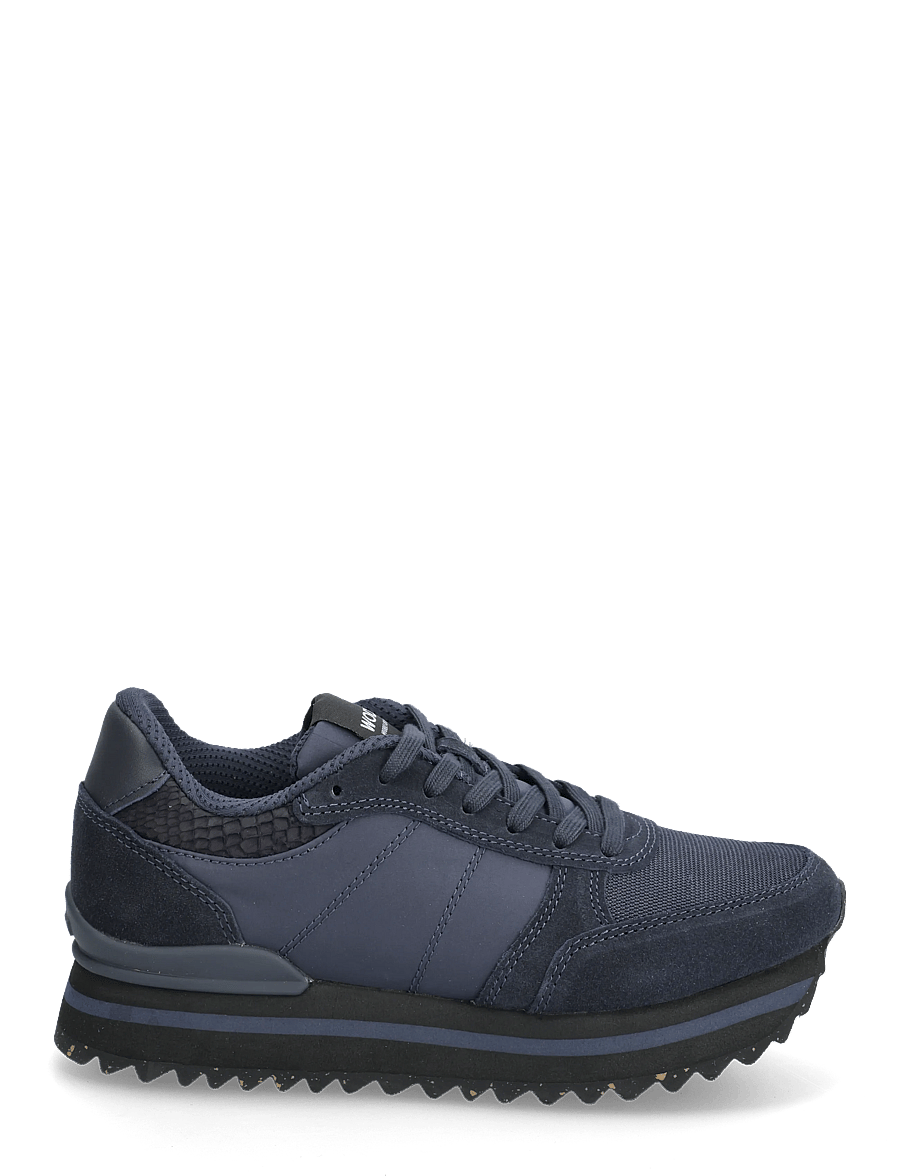 WODEN - Ronja Plateau - niedrige sneaker - dark navy - 1
