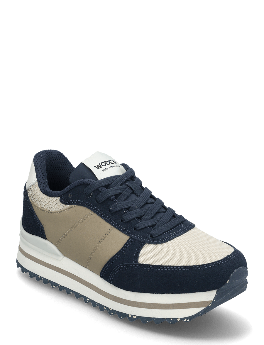 WODEN - Ronja Plateau - niedrige sneaker - navy multi - 0