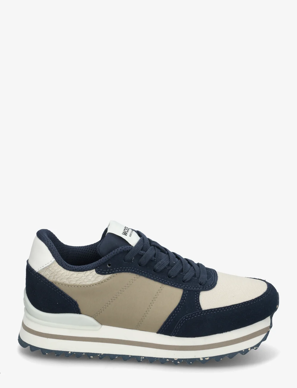 WODEN - Ronja Plateau - niedrige sneakers - navy multi - 1