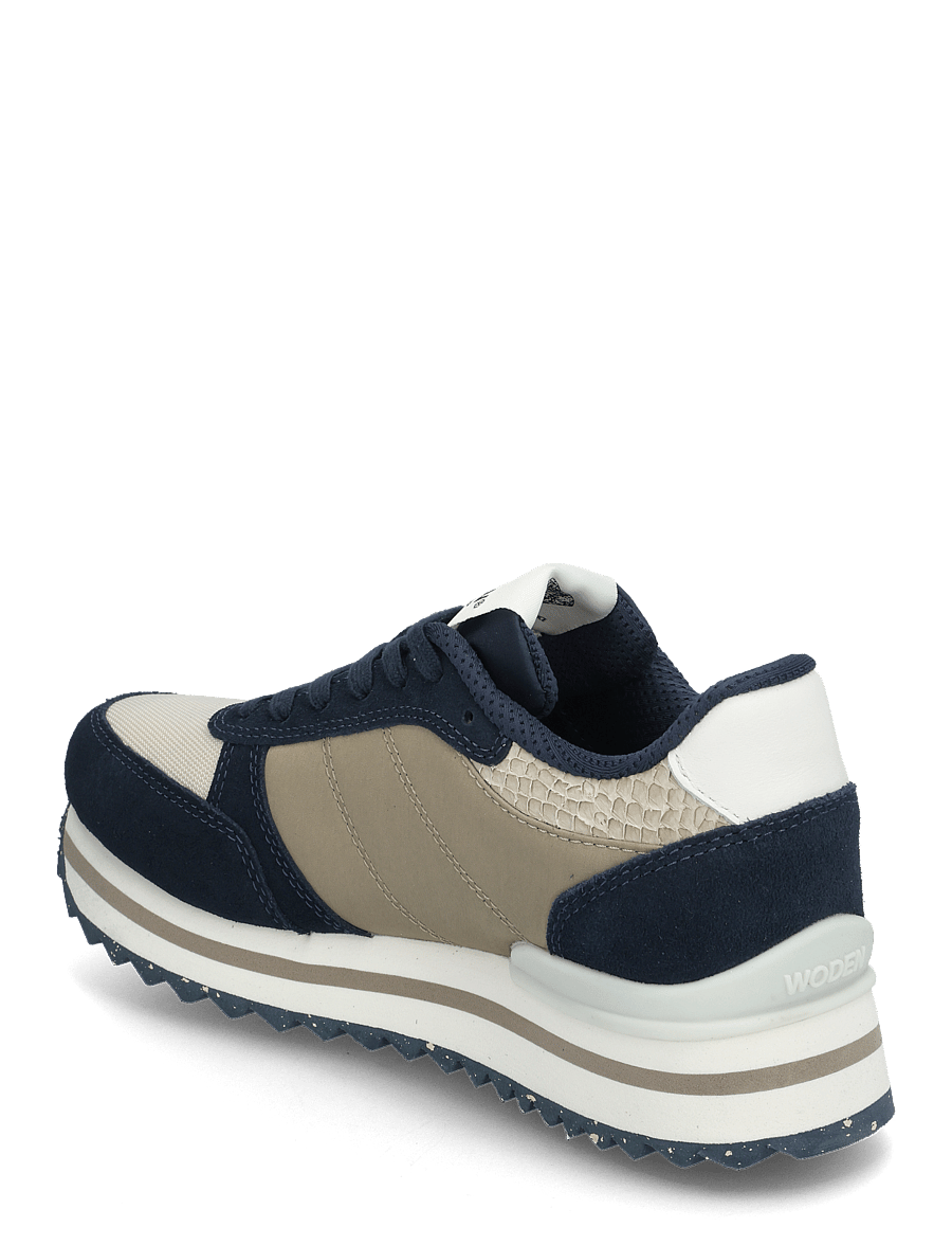 WODEN - Ronja Plateau - niedrige sneaker - navy multi - 2