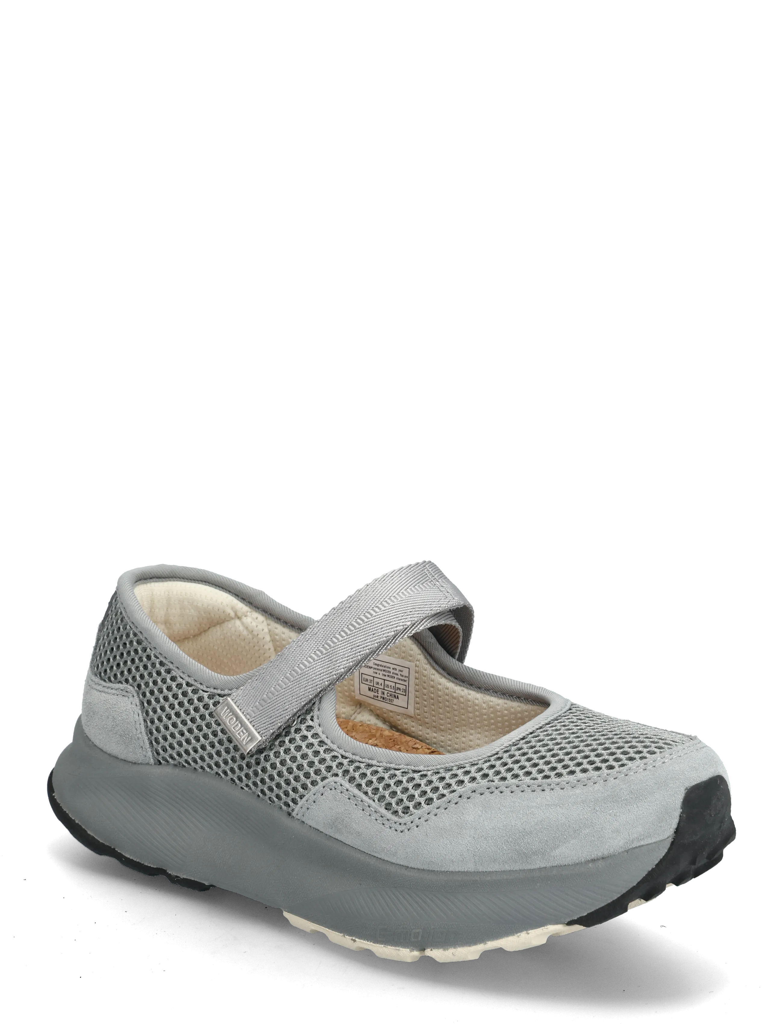 WODEN Mary Mesh - Sko - AUTUMN GREY / grey