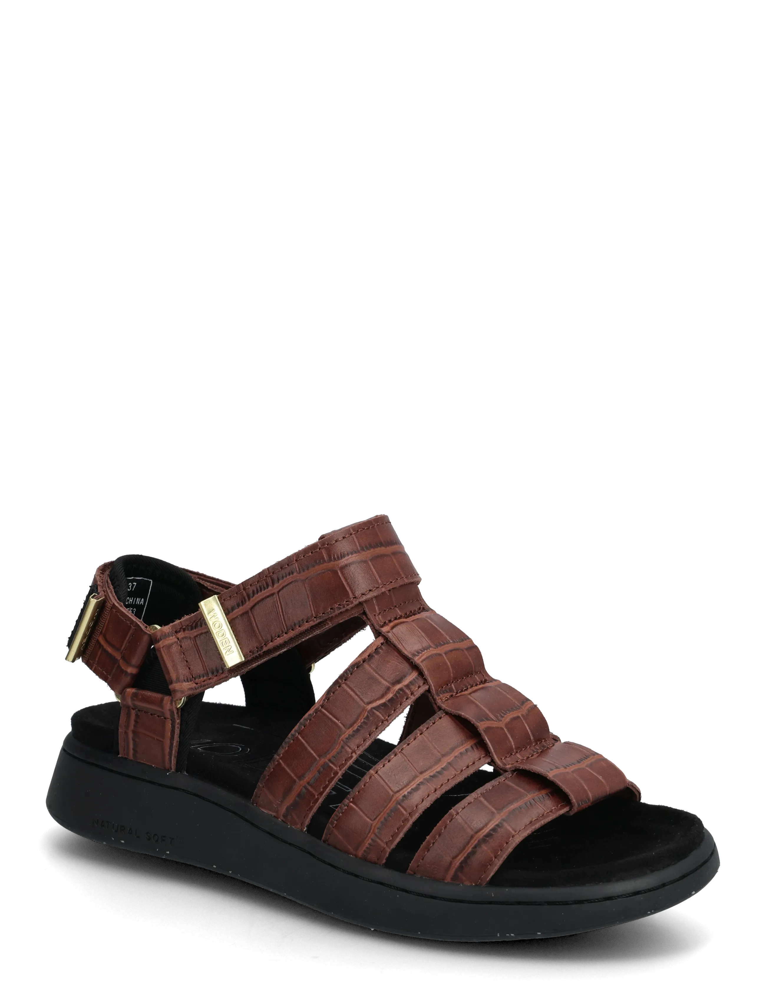 WODEN Isabell Fisherman, 42, Brown, Sandaler > Flade Sandals, Dame