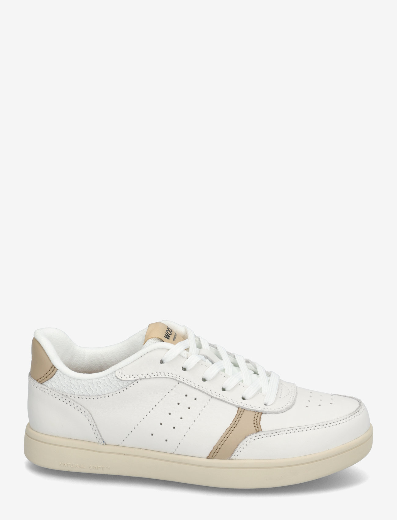 WODEN - Bjork - matalavartiset tennarit - coffee cream/blanc de blanc - 1