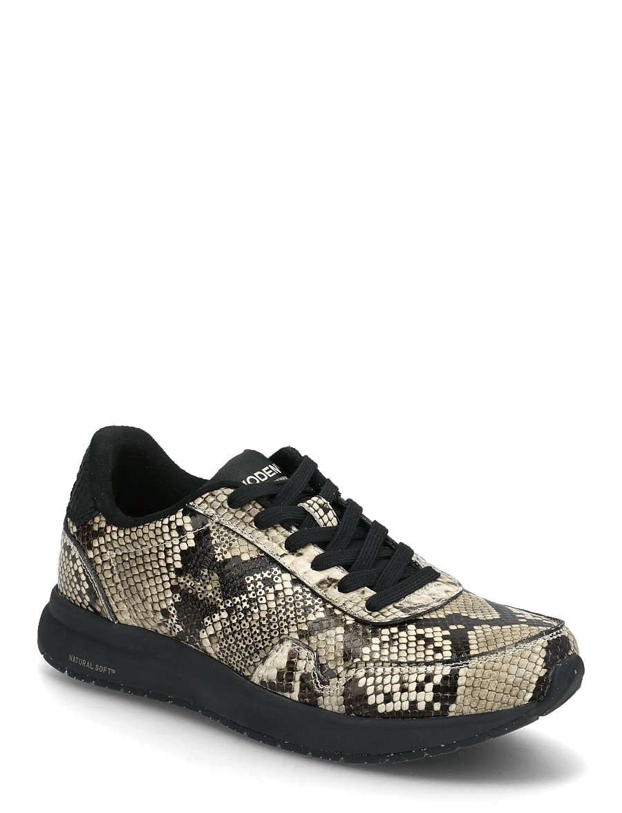 WODEN - Nora Natural Soft Snake - låga sneakers - snake - 0
