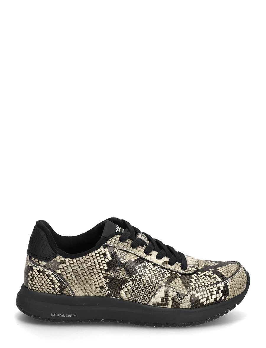 WODEN - Nora Natural Soft Snake - låga sneakers - snake - 1