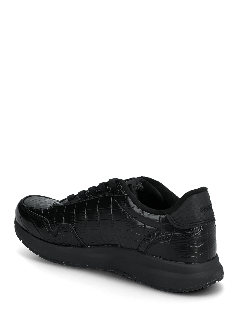 WODEN - Nora Natural Soft Croco - madala säärega tossud - black - 2