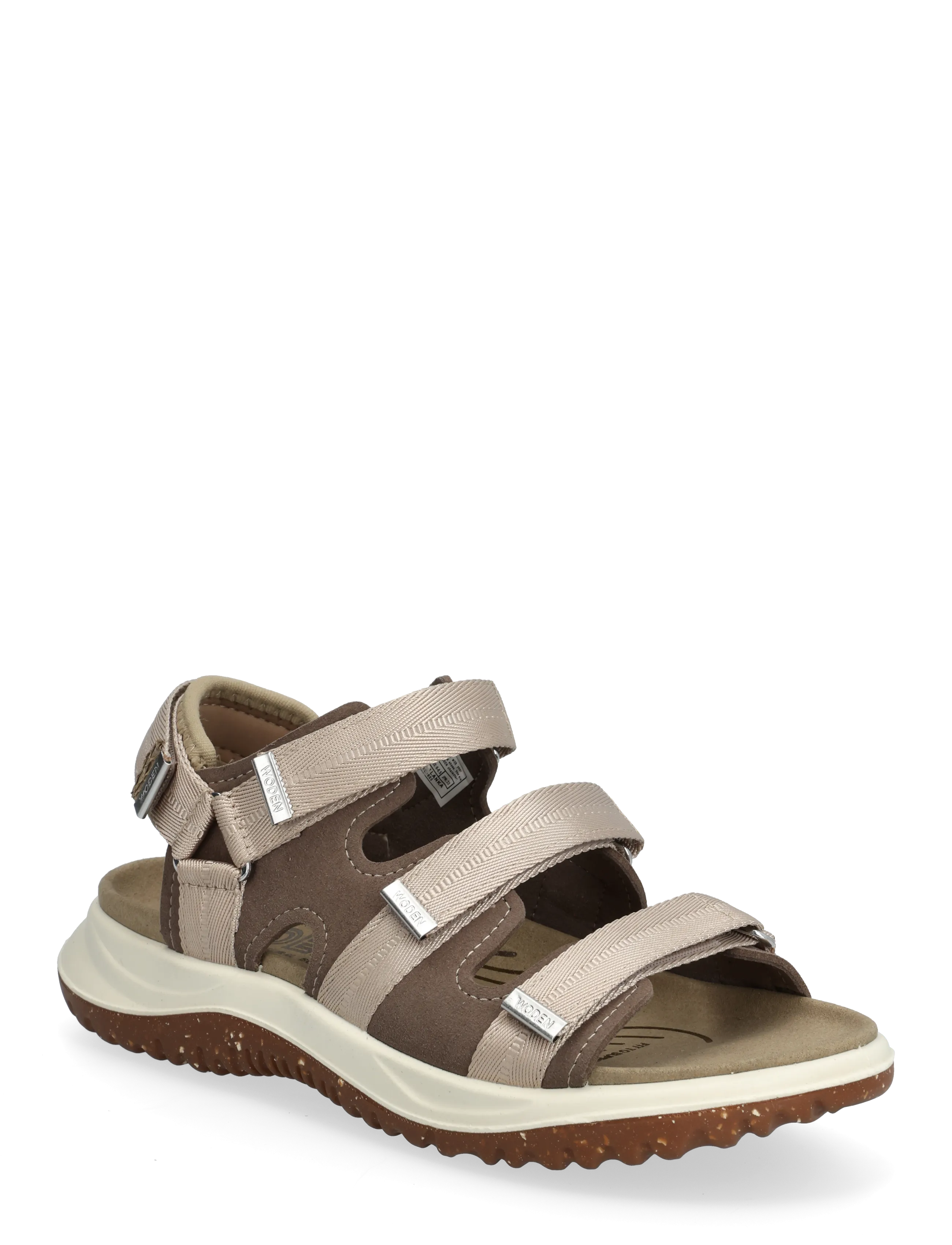 WODEN Caroline - Skór - SILVER MINK / brown