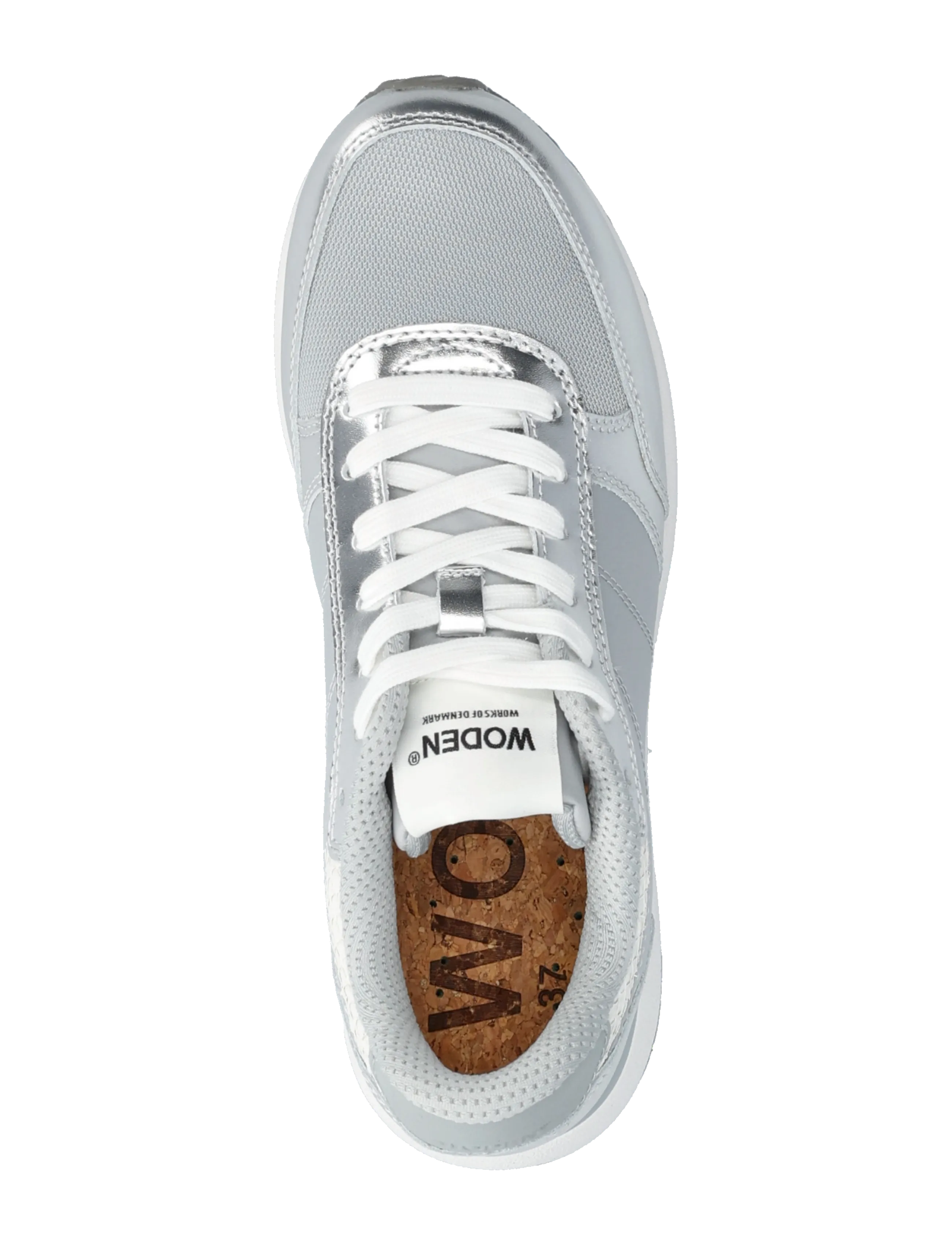 WODEN - Ronja Metallic - lave sneakers - silver - 3