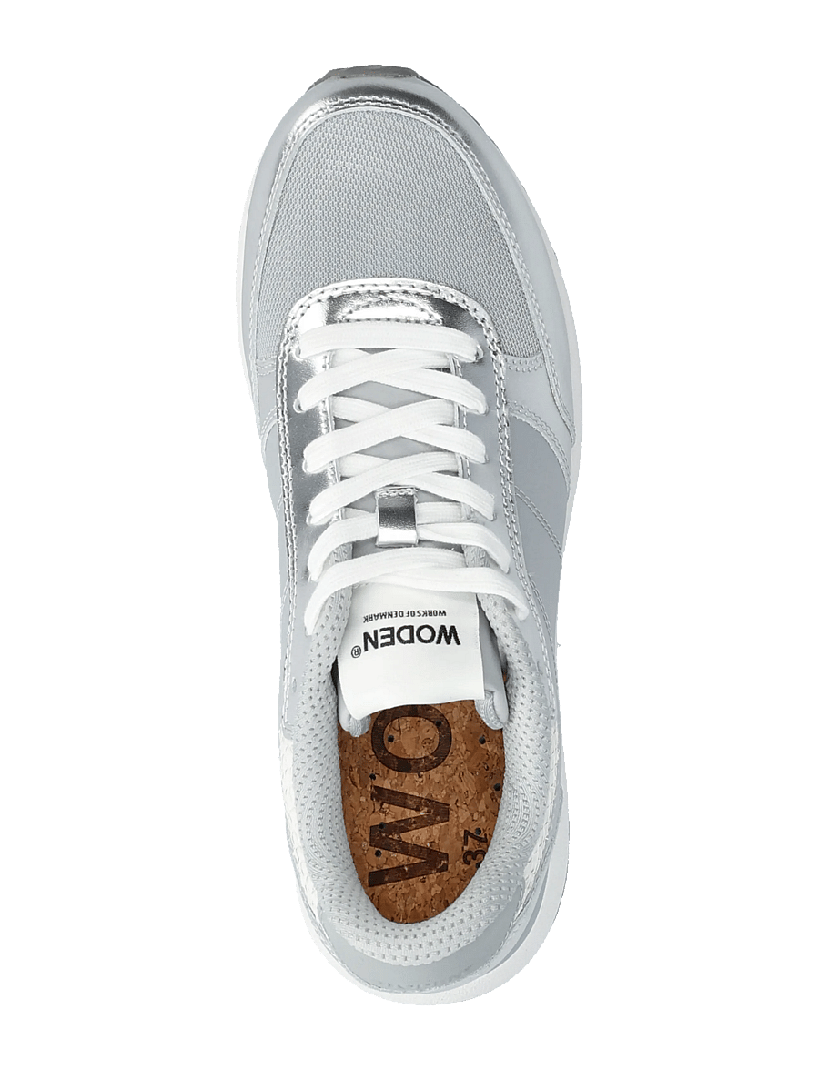 WODEN - Ronja Metallic - låga sneakers - silver - 3